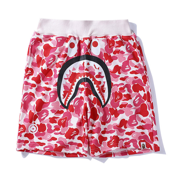 BAPE Double-hat Big ABC Camo Shark Hoodie