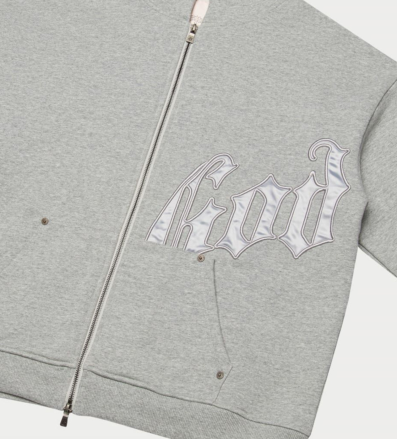 Godspeed OG Logo Sweatsuit Grey/Silver Satin