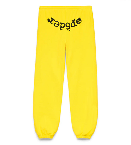 Sp5der Legacy Sweatpants V2 Yellow