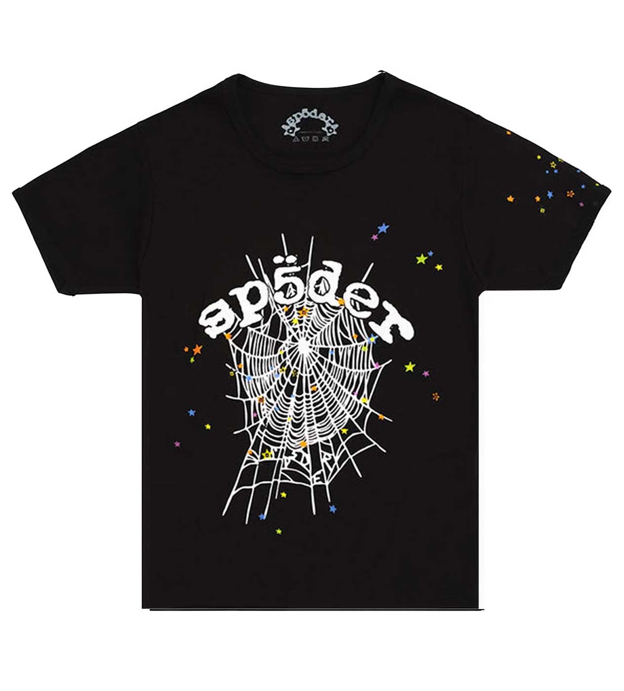 Sp5der Women's OG Web V2 Baby Tee Black